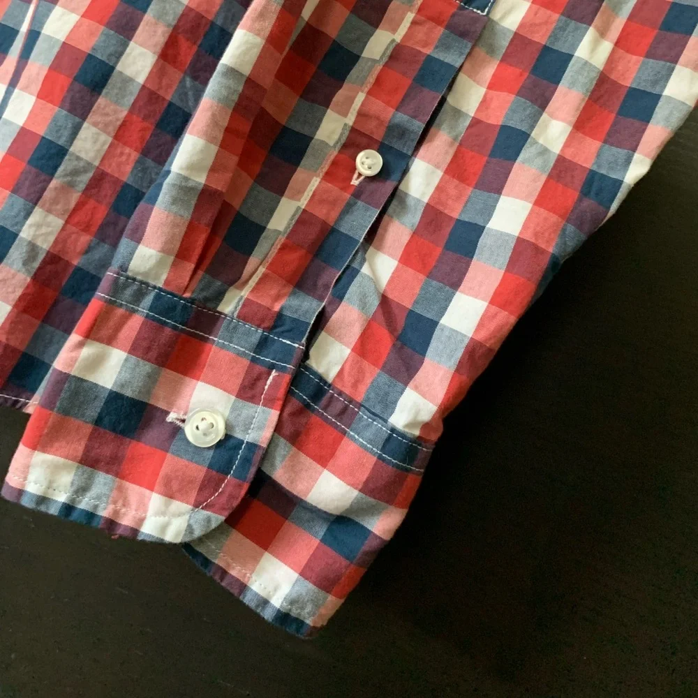 J. Crew Men’s Slim Fit Long Sleeve Plaid Button Down Shirt